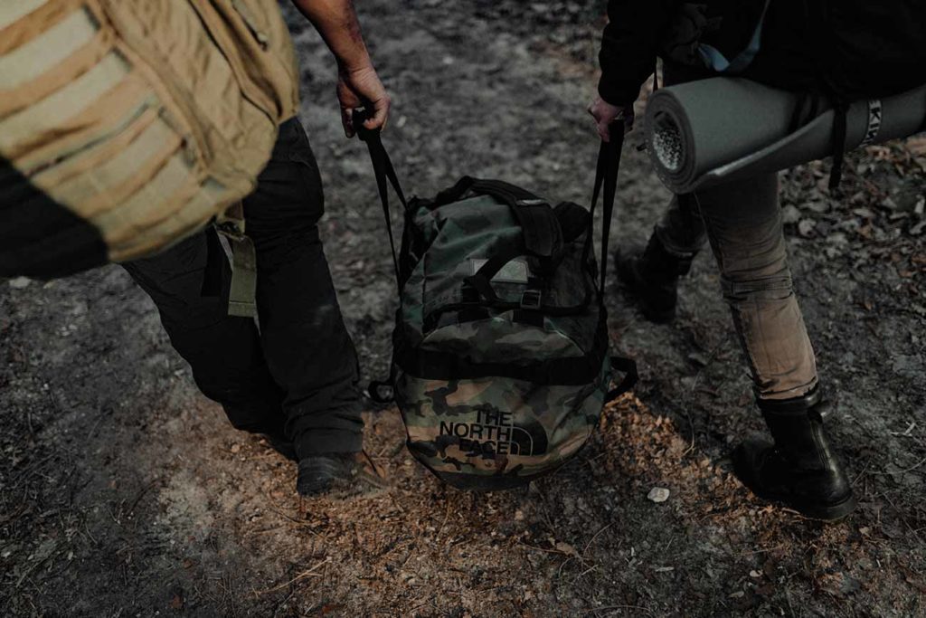 Affaires de bivouac.