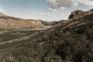 Vallée en Argentine.