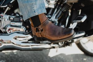 Détail Harley Davidson.